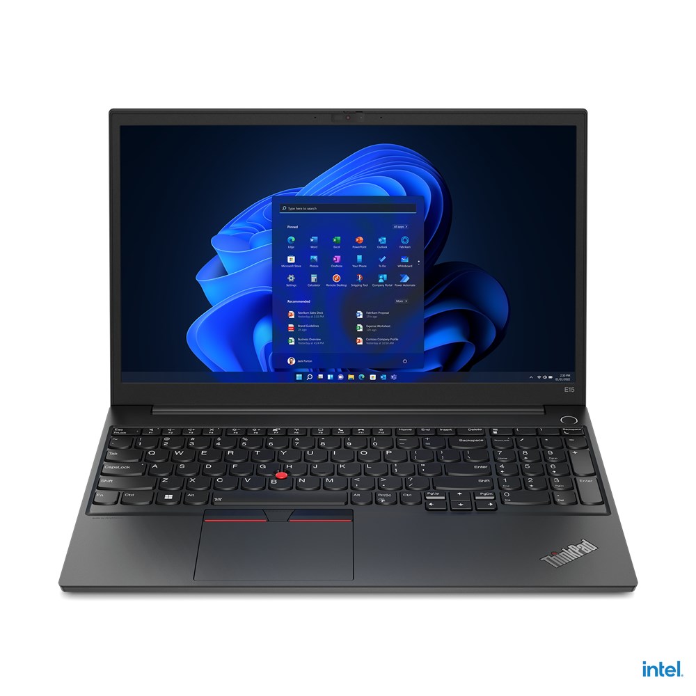 Лаптоп Lenovo ThinkPad E15, 15.6", Intel i5-1235U, 12 GB RAM, 384 GB SSD, црн