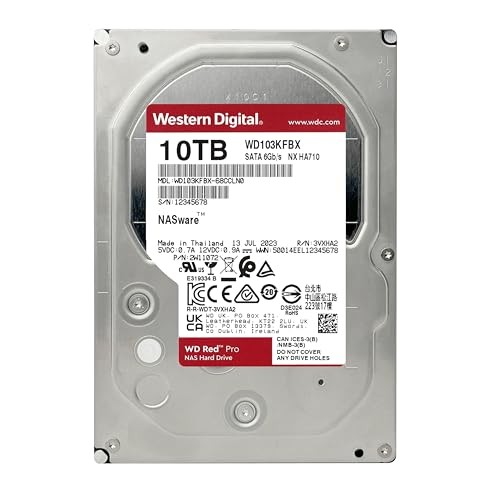 Hard disk i brendshëm Western Digital Red Pro, 10TB, 3.5", 7200rpm