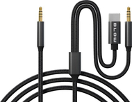 Аудио кабел адаптер Blow, USB C во 2x мини џек 3.5mm, 1.2m, со DAC