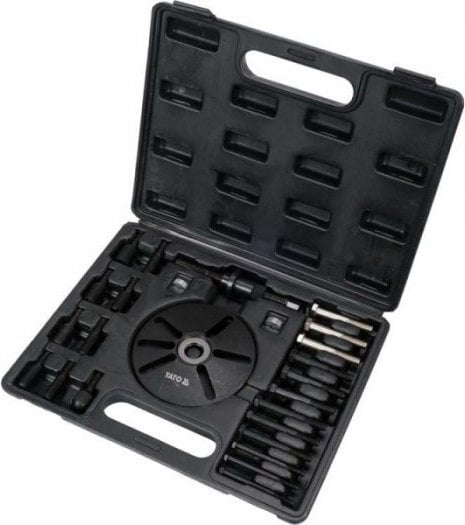 Set tërheqës rrotullash dhe damperësh YATO YT-25483, 23 pjesë, çelik karboni i zi