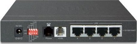 Мрежен конвертор Planet VC-234G, RJ45 Етернет, 200/100 Mbit/s, сив