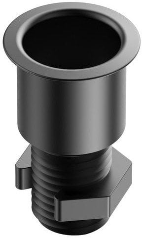 Kapak kabllosh VivoLink Solution for Cables Through, për tavolinë, plastikë, i zi