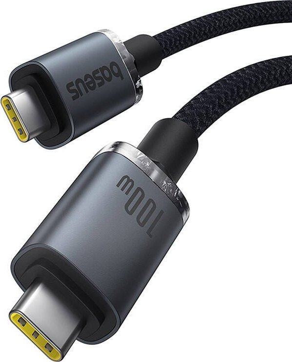 Kabllo USB C Baseus USB3.2, 20Gbps, 100W, e zezë