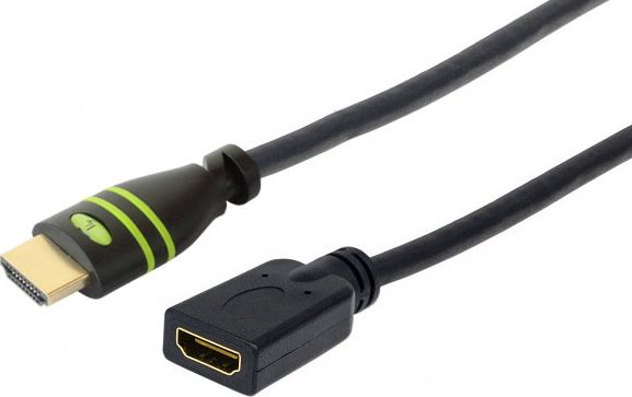 Kabllo Techly HDMI - HDMI, 0.2m, e zezë