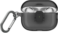 Kuti mbrojtëse Uniq Case Glase Pro për AirPods Pro 2, TPU, Smoke, gri