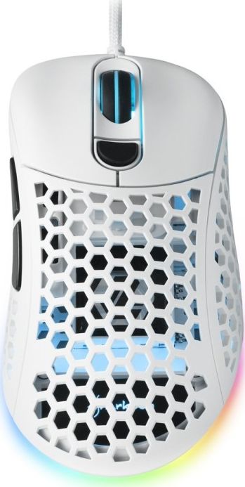 Maus Sharkoon Light 200 (4044951030460), 16000 DPI, 6 butona, RGB, i bardhë