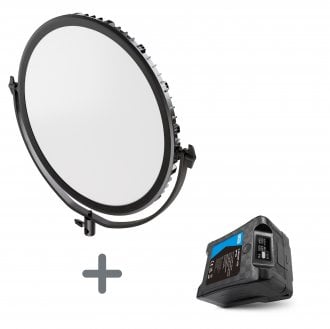 Set ndriçimi Newell Air Artha XL, llampë LED, bateri BP-95 V-Mount