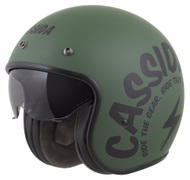 Helmetë moto CASSIDA Oxygen 2.0 Gear, madhësia XL, jeshile matte e zezë