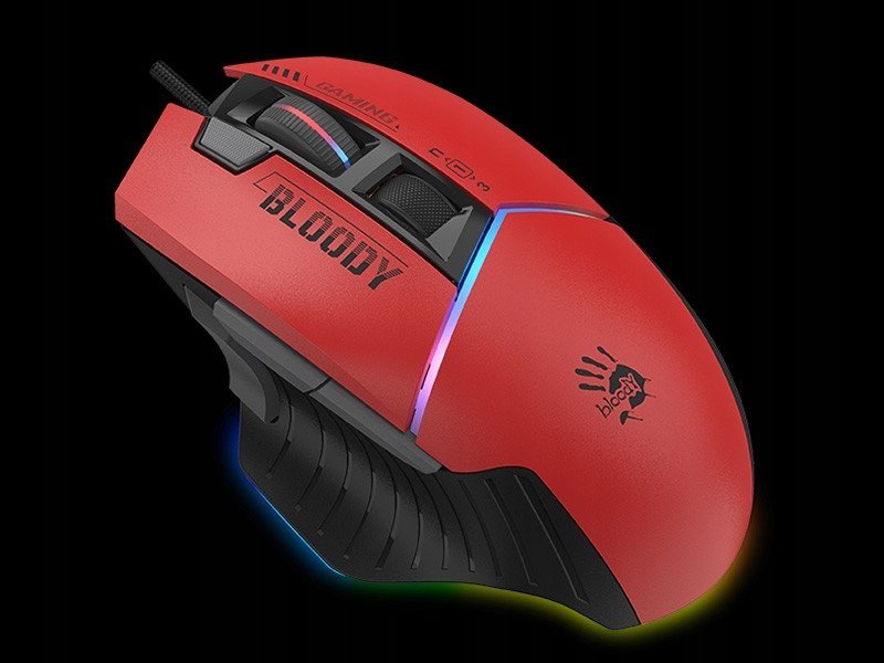 Mouse lojrash A4Tech Bloody W95Max, 12000 DPI, USB, i kuq