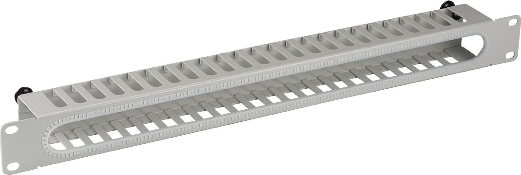 Panel menaxhimi kabllosh EFB 19", 1U, me kapak, gri RAL7035