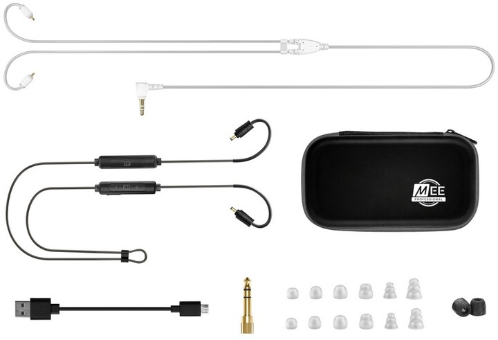 Dëgjuese MEE audio M6PRO 2nd gen. Combo, transparente