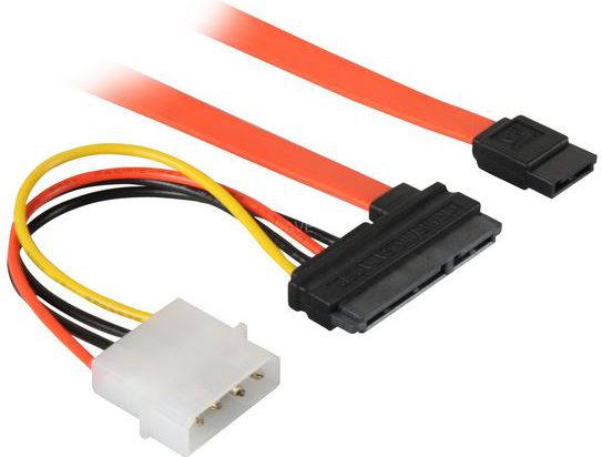 Kabllo SATA Goobay 22-pin - 22-pin 68175, 0.5 metra, e zezë
