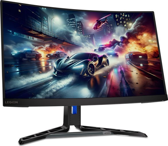 Гејминг монитор Леново Легија R27qc-30, 27\", 180Hz, Куад HD, црн
