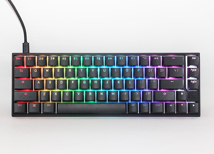Tastierë për lojëra Ducky Mecha Pro SF, Cherry MX Black, RGB LED, e zezë