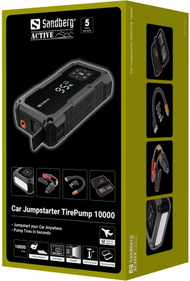 Starter makine me kompresor Sandberg Car Jumpstarter TirePump 10000, 10000mAh, 150 PSI, i zi