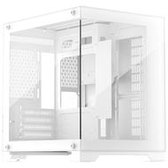 Kutia PC 1STPLAYER Gaming MV5 TP, Micro ATX ITX, Cube Tower, e bardhë