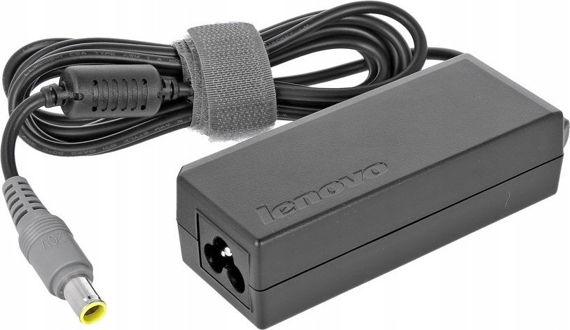 Adapter karikues Lenovo AC 65W, lidhje rrethore, i zi