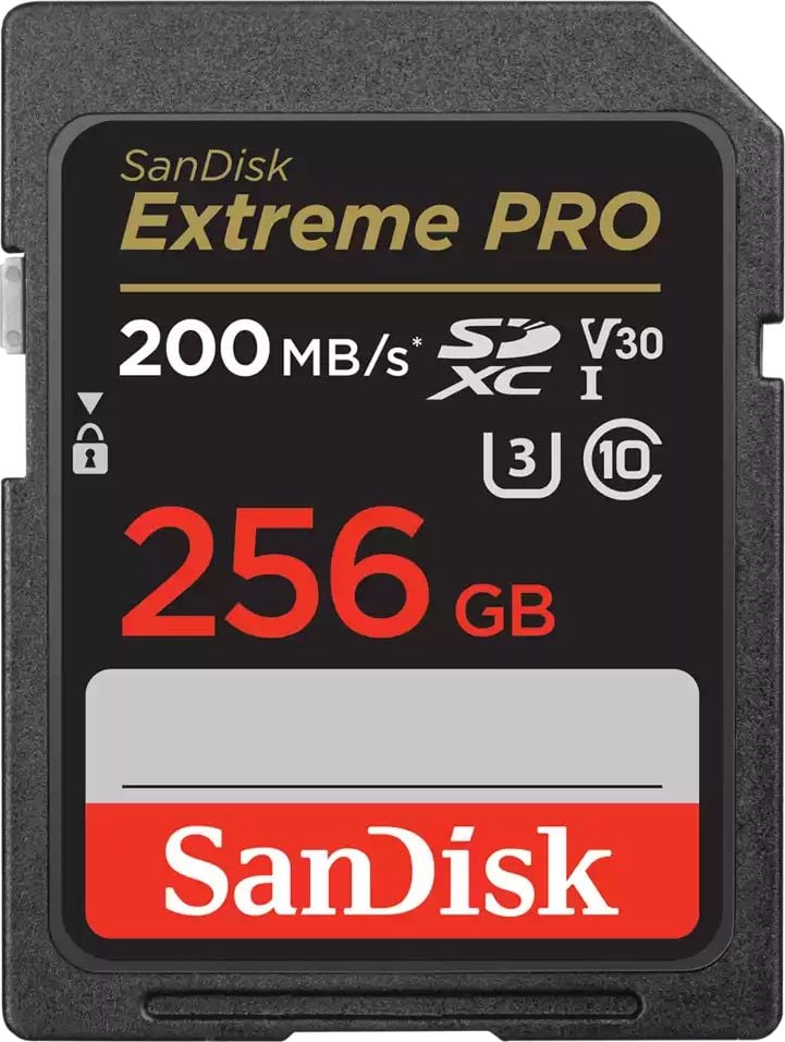 Kартичка за меморија SanDisk Extreme PRO SDXC, 256GB, Class 10 UHS I U3 V30