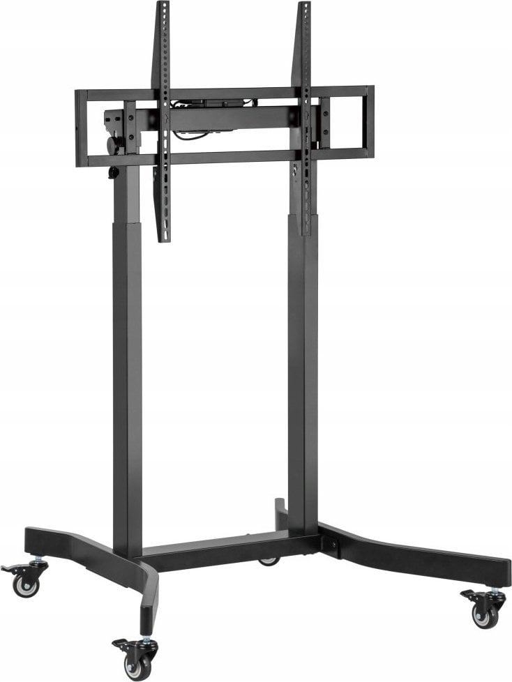 Stendë TV Techly Mobile Stand, 55"-100", rregullim elektrik, 120 kg, e zezë