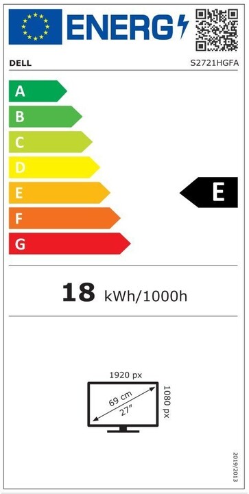 Monitor Dell S2721HGFA - LED 27", i zi