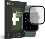 Mbrojtës ekrani Hofi Hybrid Glass për Apple Watch 4 5, 44mm, i zi