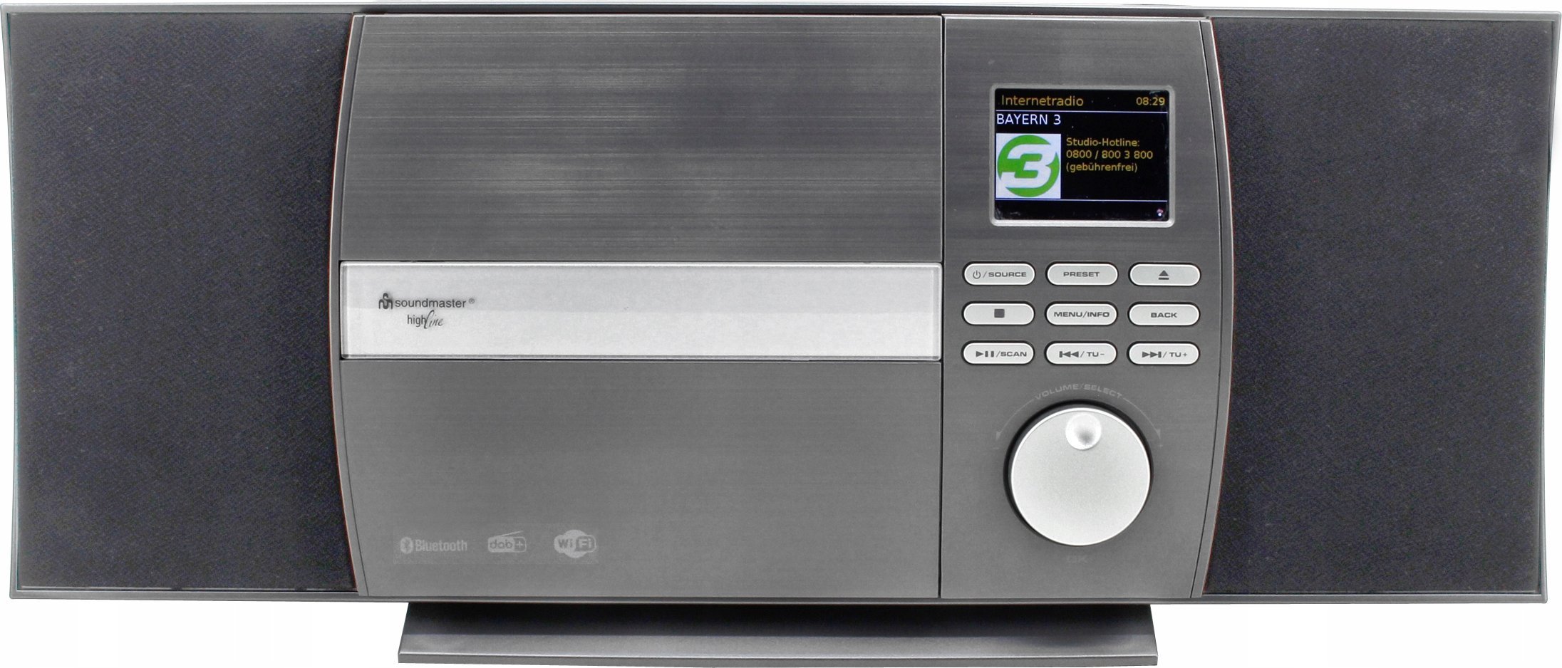 Stereo sistem Soundmaster ICD1010AN, DAB+/FM, CD MP3 USB Bluetooth, montim në mur