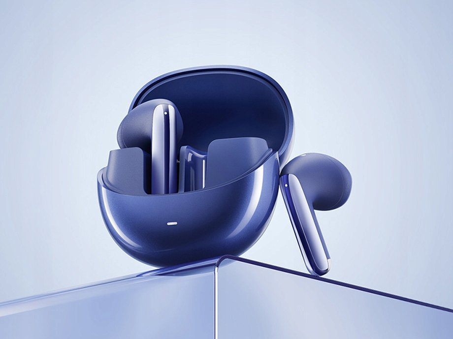 Kufje wireless QCY AilyBuds Pro+ HT10 Pro, ANC, Bluetooth 5.3, blu