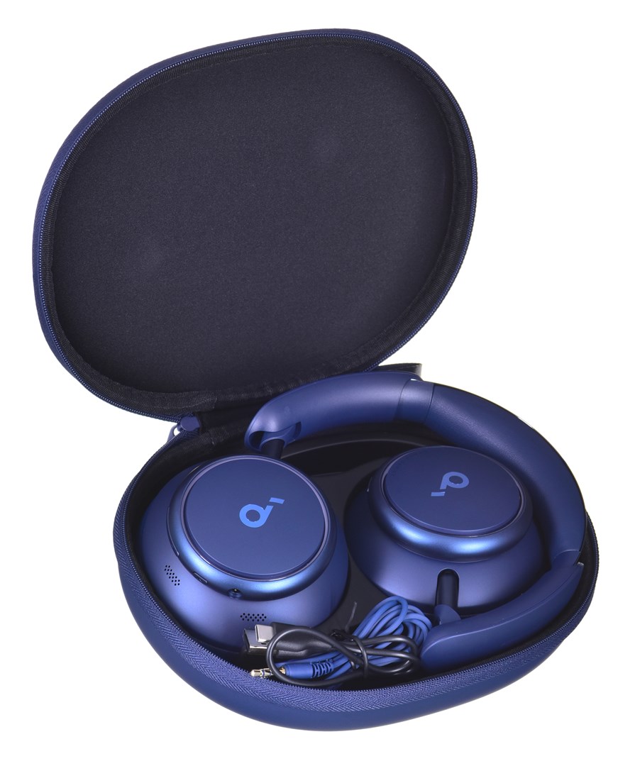 Kufje Soundcore Space Q45, me kabllo & wireless, të kaltërta