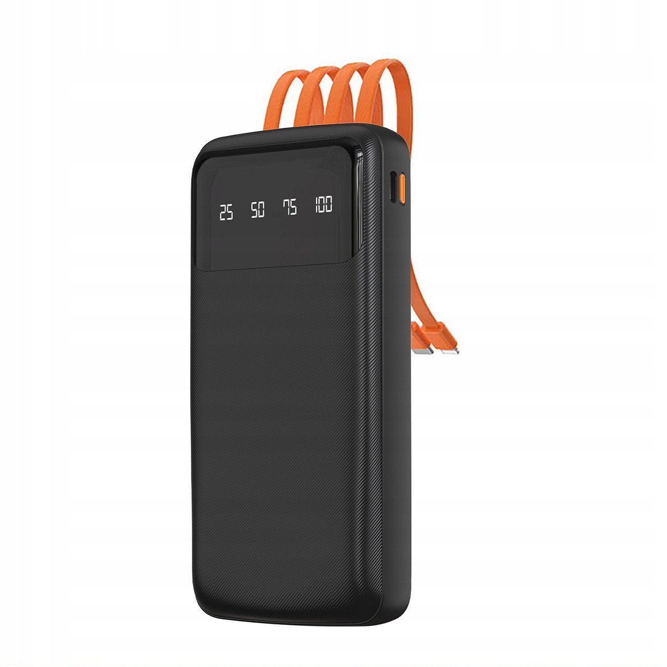 Power bank Dudao K6Pro, 10000mAh, порта USB C и Lightning, црна
