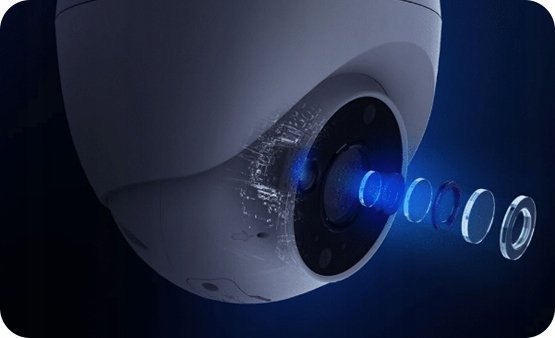 Kamerë sigurie IP EZVIZ H4 Dome, 3MP 2304 x 1296, për brendësi dhe jashtë, e bardhë