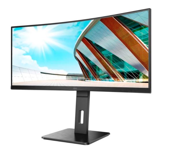 Monitor AOC CU34P2A - LED, 34", UW-QHD, i zi