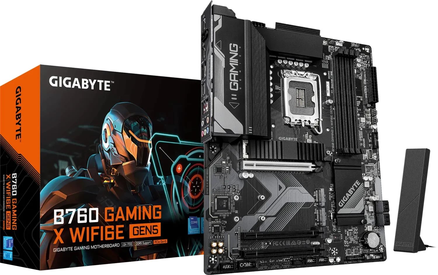 Pllakë amë Gigabyte B760 Gaming X WiFi 6E Gen5, DDR5, 3x M.2, e zezë