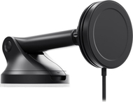 Mbajtëse telefoni për makinë IOttie Velox Mini Qi2, karikim wireless 15W, montim në xham dhe pult, e zezë