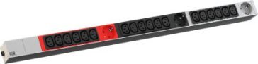 PDU Bachmann 800.2337, 21 излези AC, 1U, црно сиво