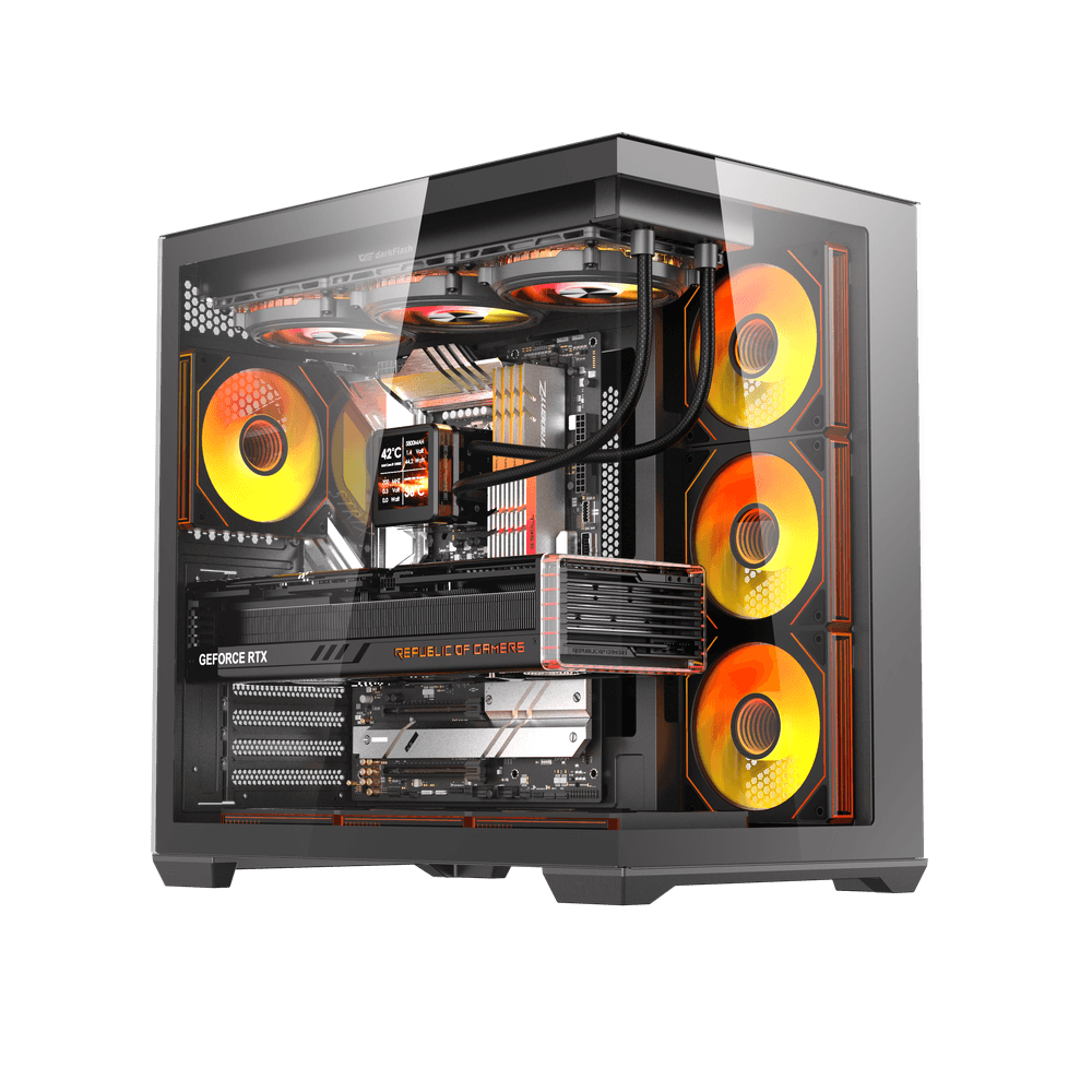 Kompjuter Gjirafa50 Fenix Series 75, AMD Ryzen 7 5700X, 16GB RAM, 500GB SSD, NVIDIA GeForce RTX 5050, i zi