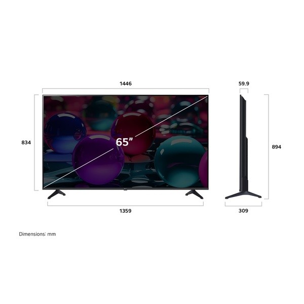 Televizor LG LED 65Ua73003La, 65'', i zi