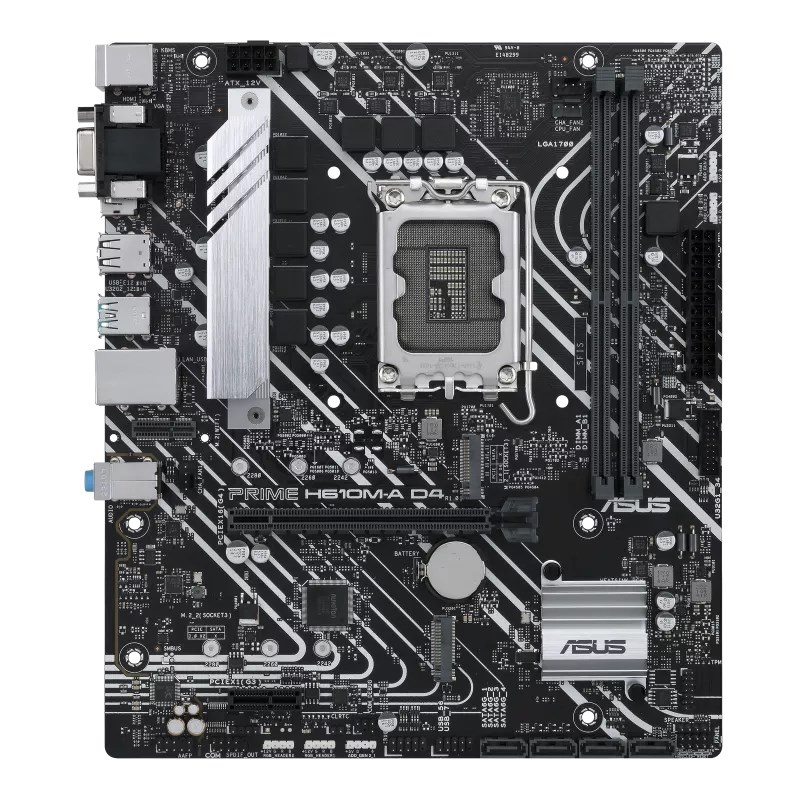 Матична плоча ASUS PRIME H610M-A D4-CSM Intel H610 LGA 1700 micro ATX