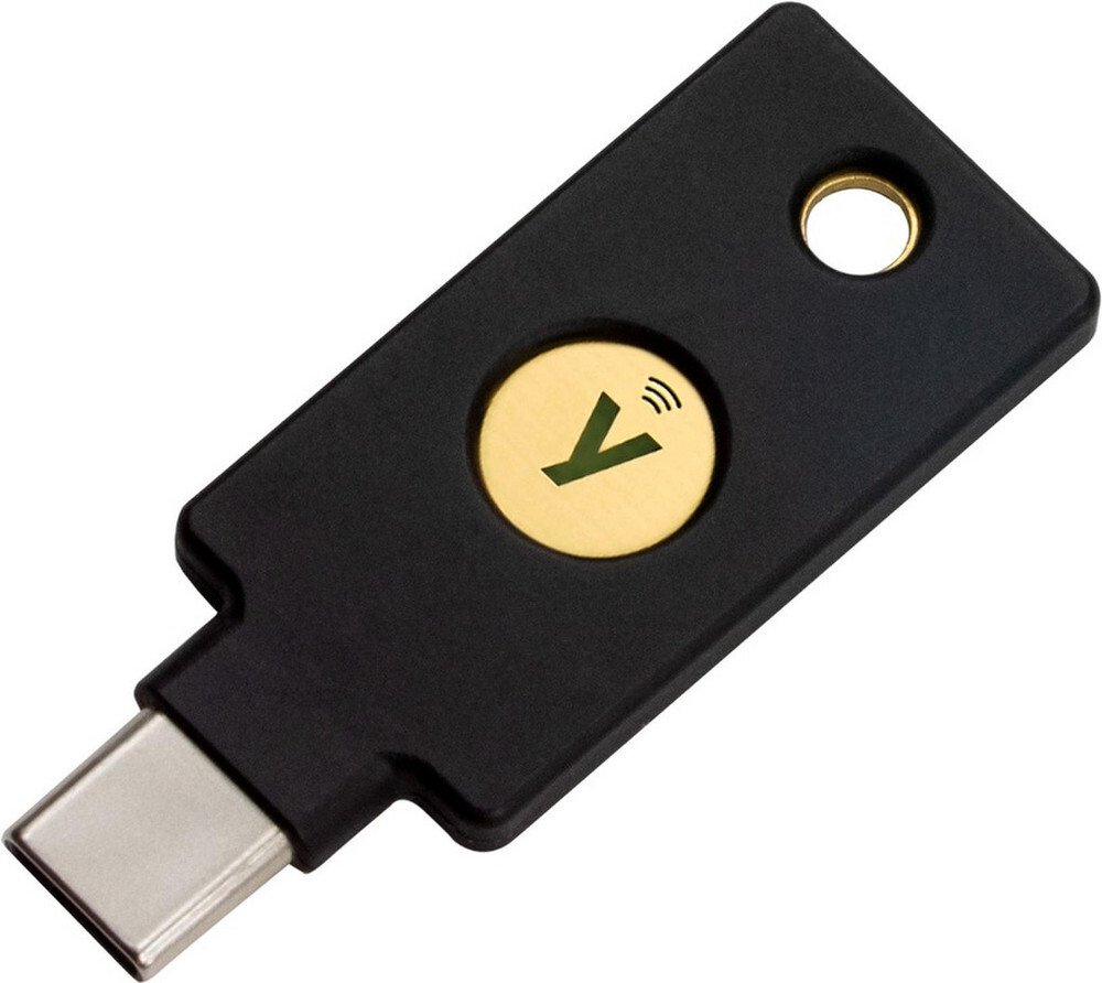 Çelës sigurie Yubico YubiKey C Bio FIDO Edition, USB C, autentikim biometrik, i zi