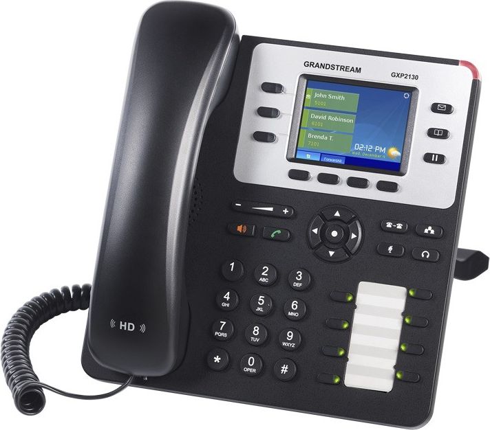 Telefon IP GrandStream GXP 2130 HD, 3 linja, 2.8", i zi