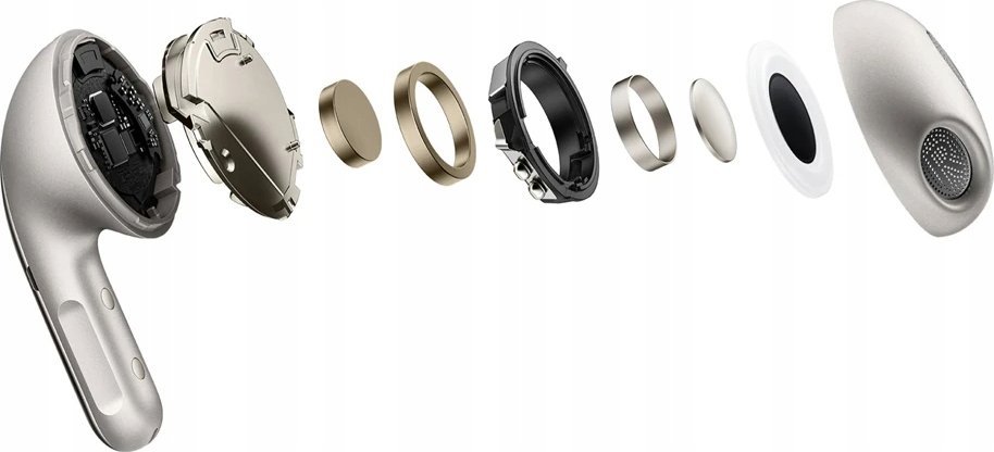 Kufje pa tela Xiaomi Buds 5, Bluetooth, me etui karikimi, të zeza grafit