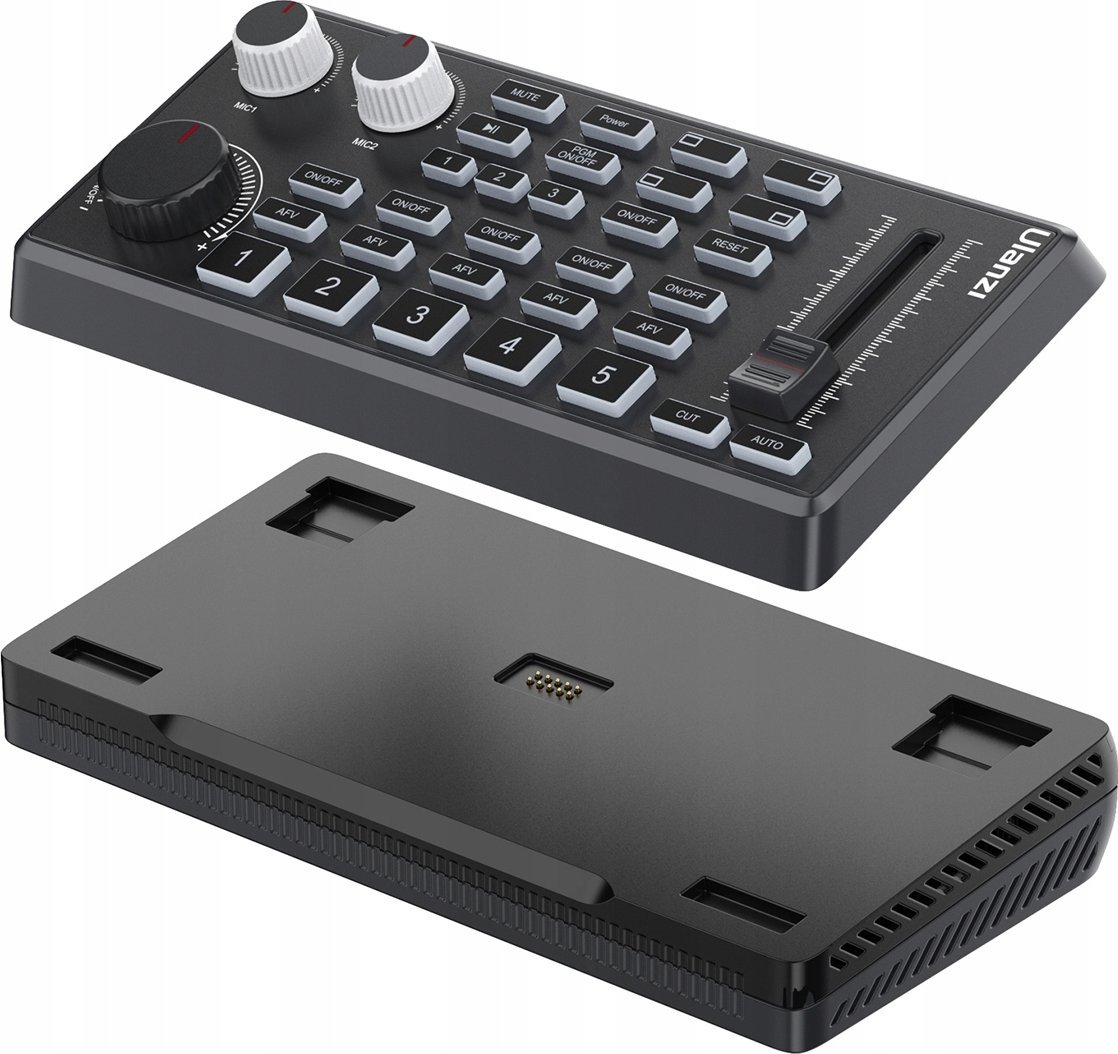 Картичка аудио видео миксер Ulanzi D005, за пренос во живо, црна