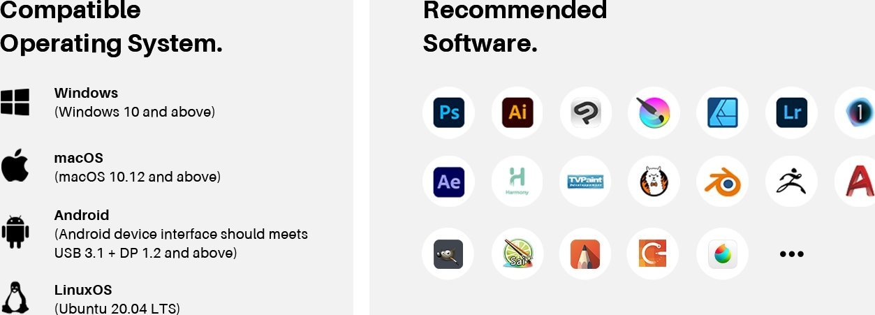 Tablet grafik Huion Kamvas Pro 19, ekran 19", stylus me presion, i zi