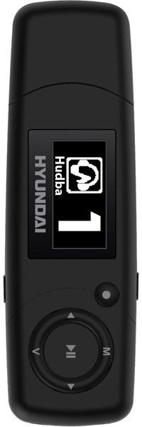 MP3 плеер Hyundai MP 366 FM 8GB, црн