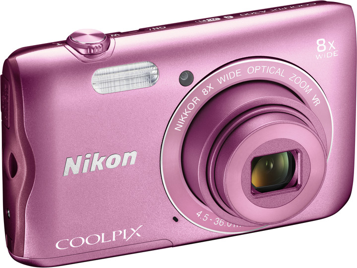 Fotoaparat Nikon Coolpix A300, rozë
