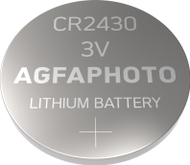 Литиумски батерии AgfaPhoto CR2430, 3V, пакување 2 парчиња