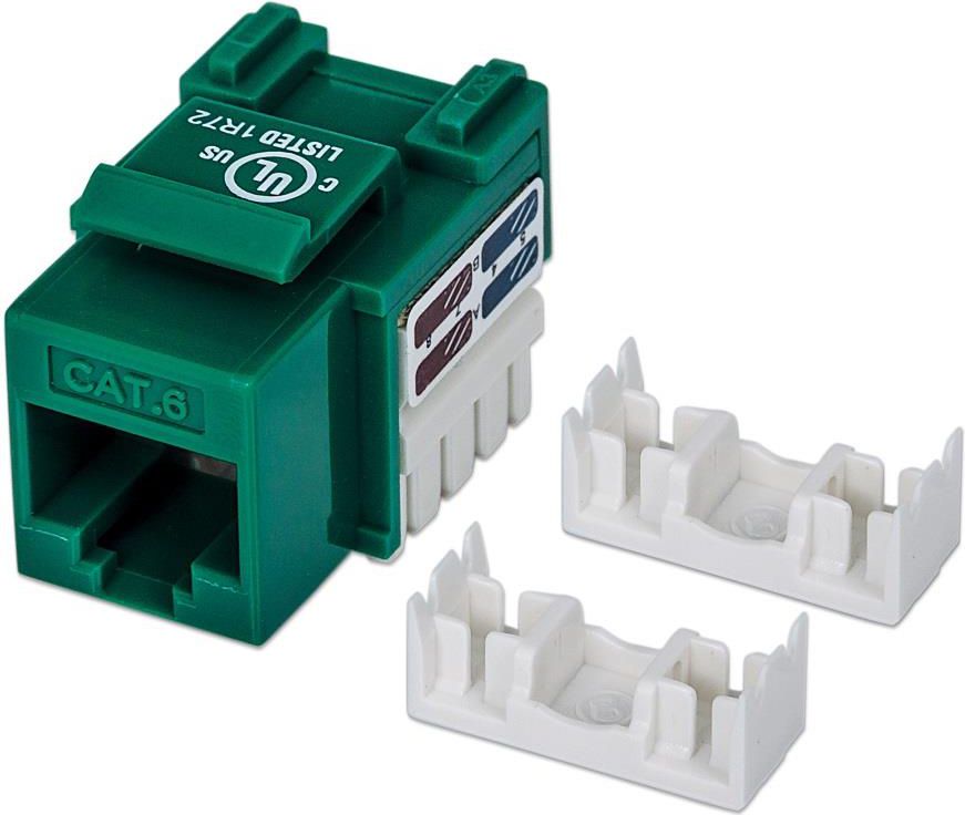 Modul Intellinet Network Solutions, RJ45, UTP, CAT6, i gjelbër