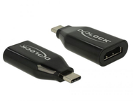 DeLOCK USB Type-C на HDMI адаптер, црн, 4K, 60 Hz (DP Alt Mode)