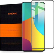 Xham mbrojtës Mocolo TG + Full Glue, për Galaxy A71, black standard