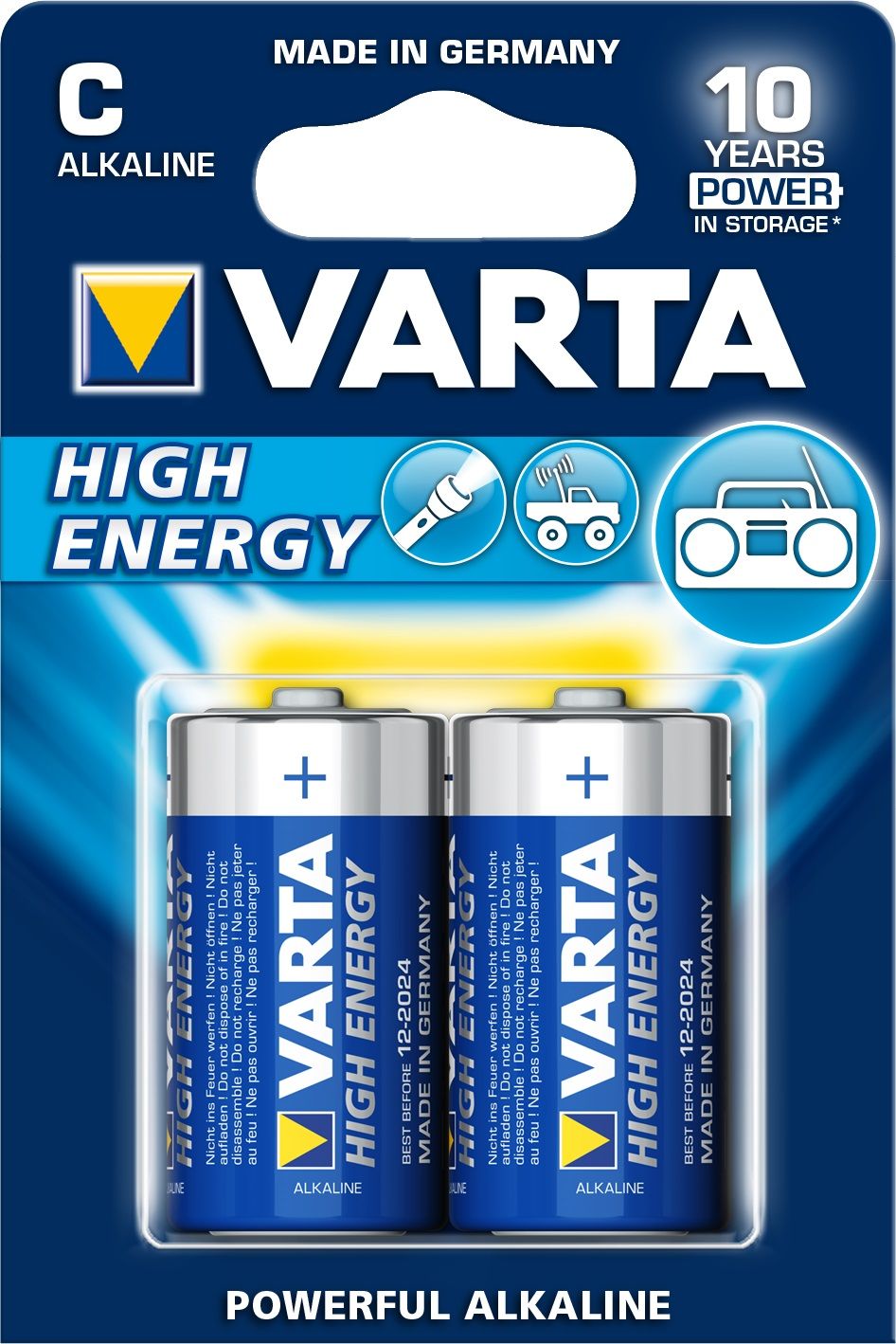 Bateri Varta LR14 / 2SZT High Energy