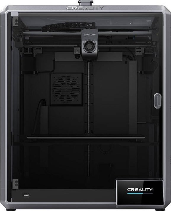 Printer 3D Creality K1 Max, paketë me pllakë Smooth PEI, PLA 1.75mm 1kg i zi